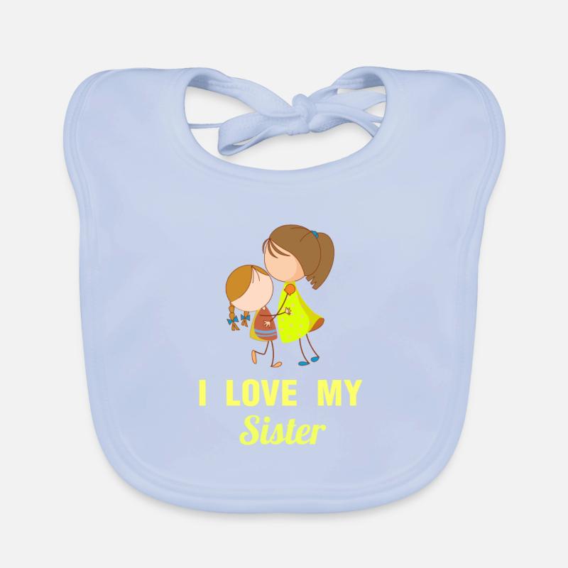 Geschwister Baby Bio-Lätzchen