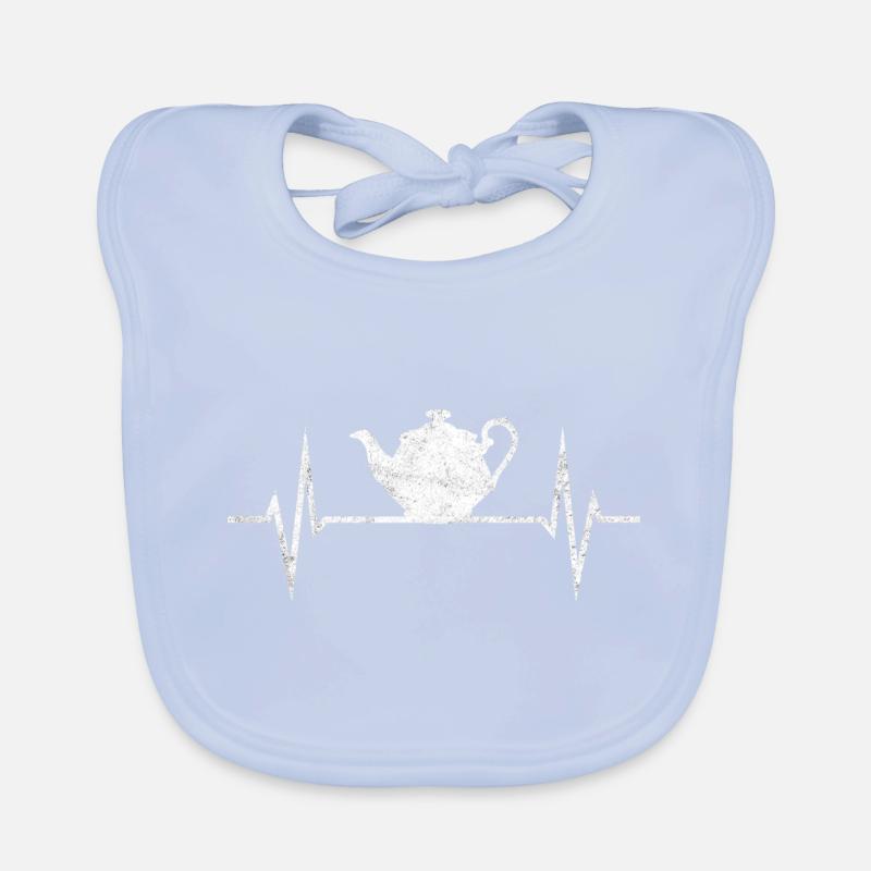 Tea tea drinker teapot tea connoisseur drink gift Organic Baby Bibs