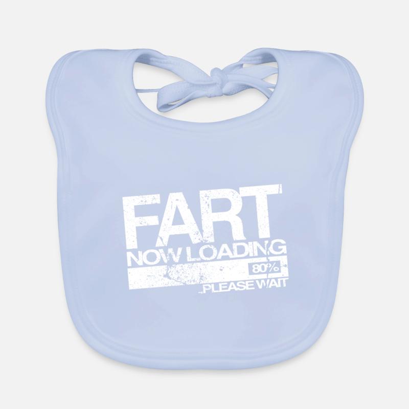 Spruch Sprüche lustig Geschenkidee Baby Bio-Lätzchen