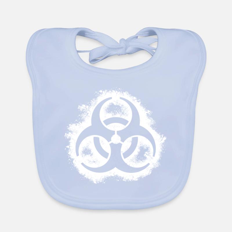 Contour des risques bio blanc Bavoir bio Bébé