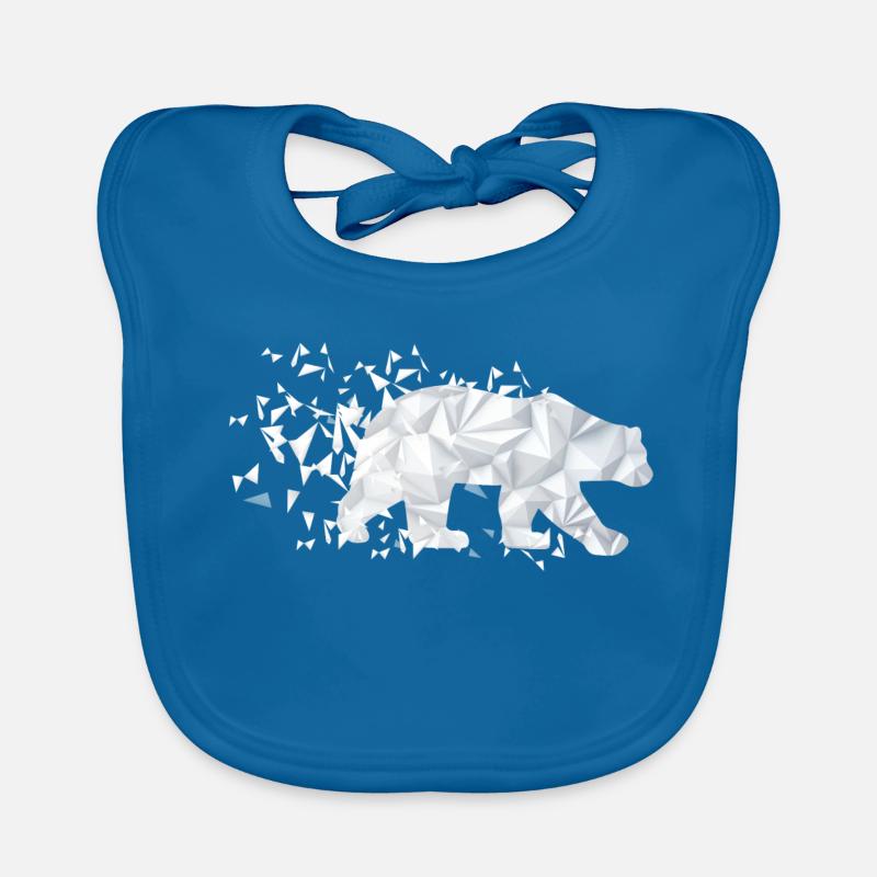 Climat de l'ours polaire Bavoir bio Bébé