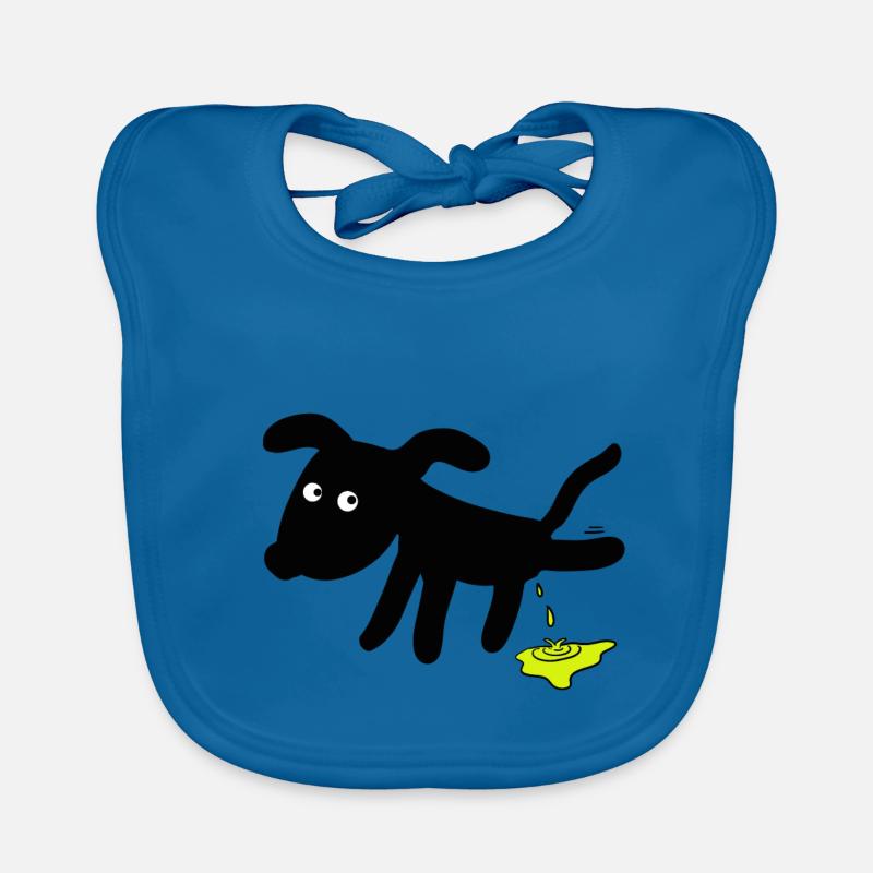 Hund pinkelt Hunde Baby Bio-Lätzchen