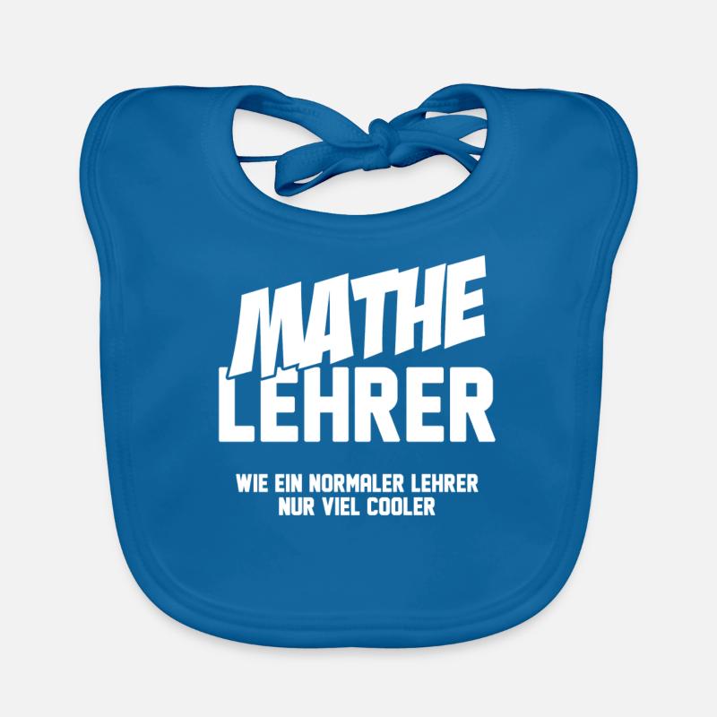Math teacher math math teacher gift idea Organic Baby Bibs