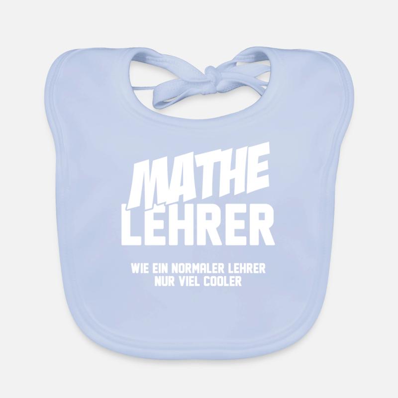 Math teacher math math teacher gift idea Organic Baby Bibs