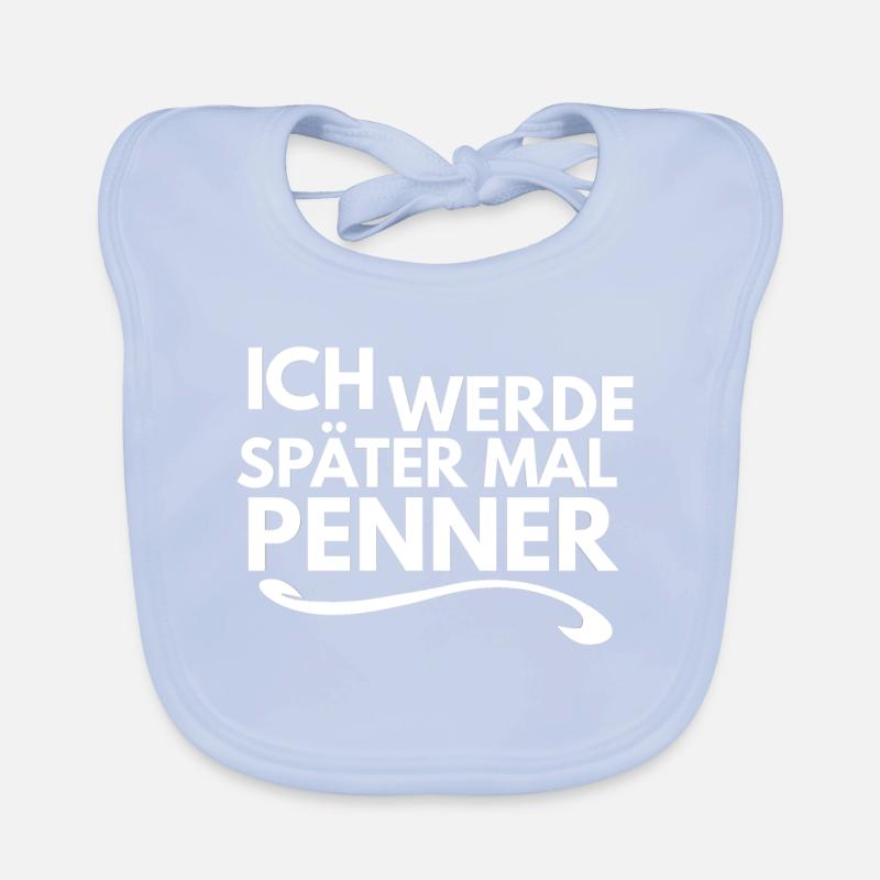 Ich werde später mal Penner Baby Bio-Lätzchen