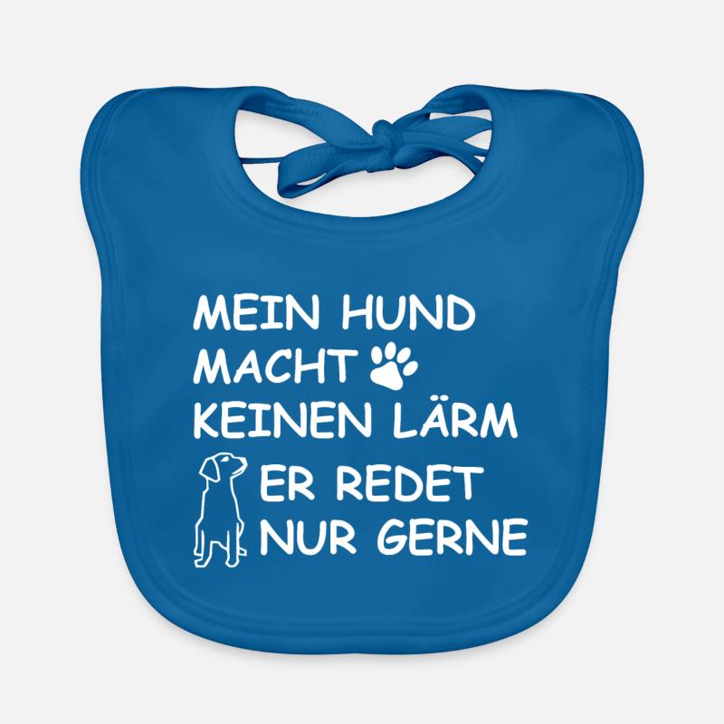 lustiger hundespruch Baby Bio-Lätzchen