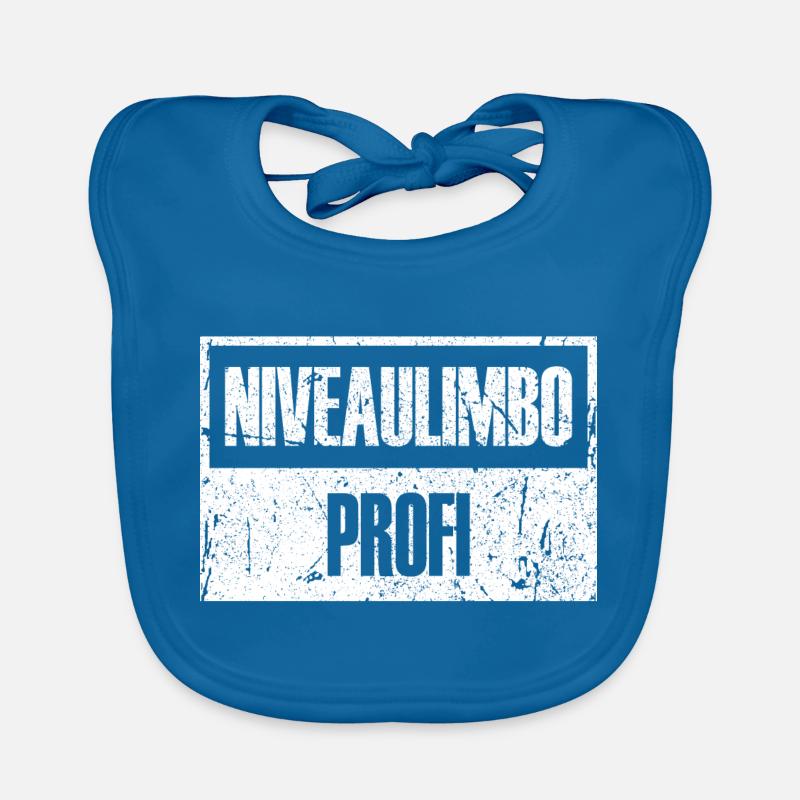 niveaulimbo profi - Bavoir bio Bébé - bleu paon