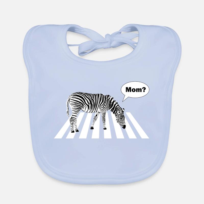 Zebra Mama Mom Baby Bio-Lätzchen
