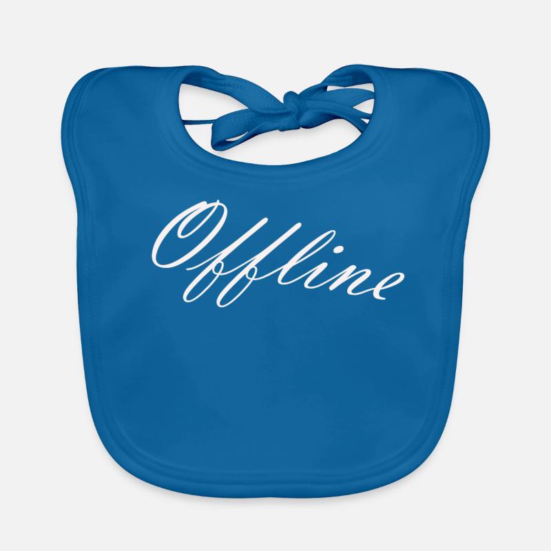 Offline - Baby Bio-Lätzchen - Pfauenblau