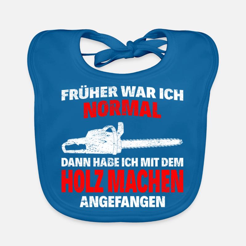 Frueher normal holz machen2 Baby Bio-Lätzchen