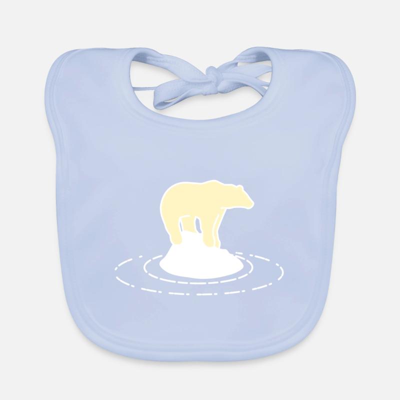 Eisbär Baby Bio-Lätzchen