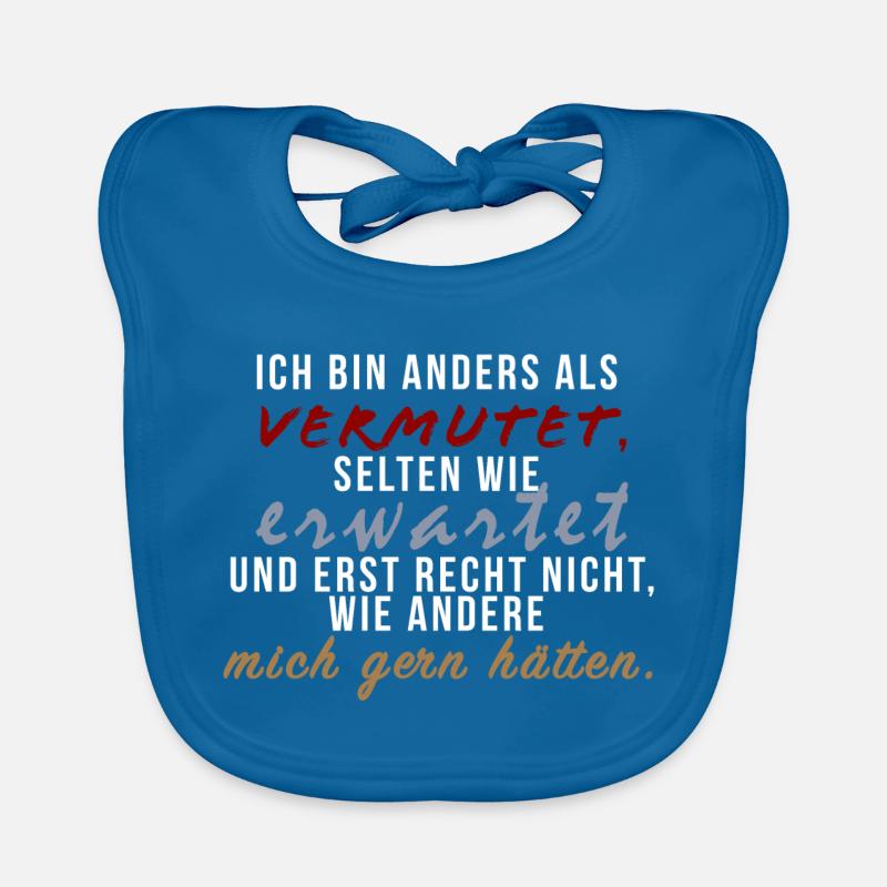 I am different than expected ... Organic Baby Bibs