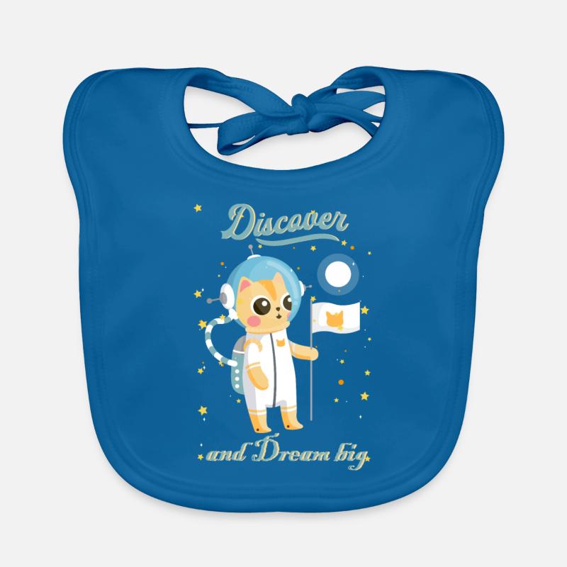 conception mignonne de chats astronautes Bavoir bio Bébé