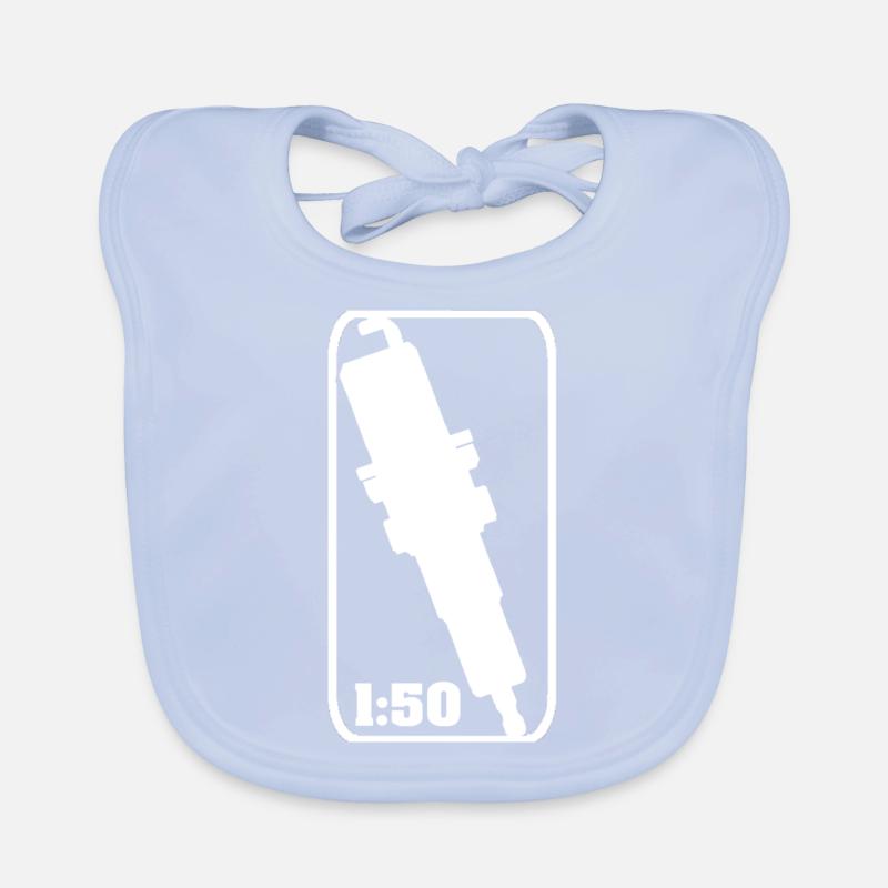 spark plug Organic Baby Bibs