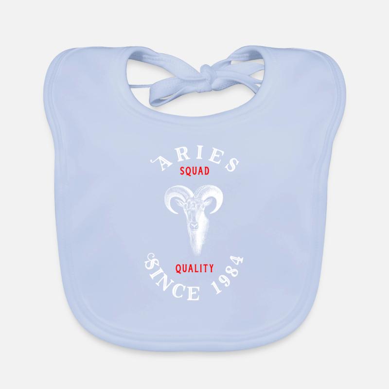 Widder Aries Bock Geschenk Sternzeichen Steinbock Baby Bio-Lätzchen