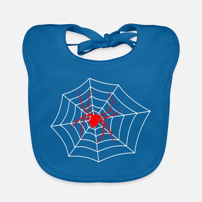 Spider on the web Organic Baby Bibs