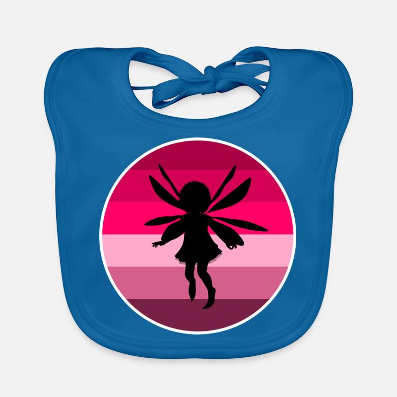 Fee - Baby Bio-Lätzchen - Pfauenblau