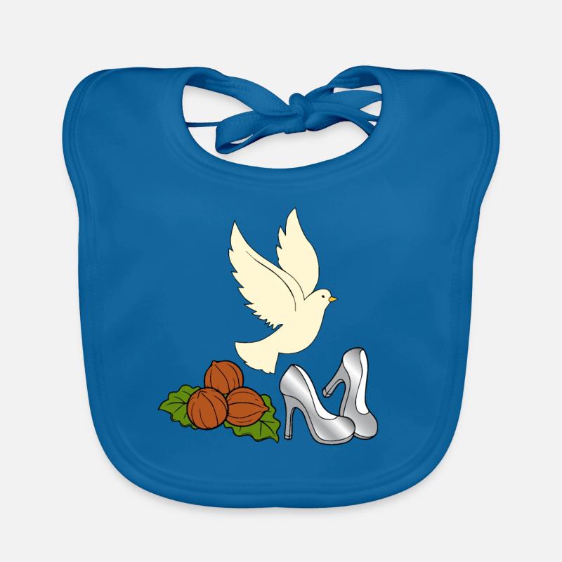 Three hazelnuts for  Organic Baby Bibs