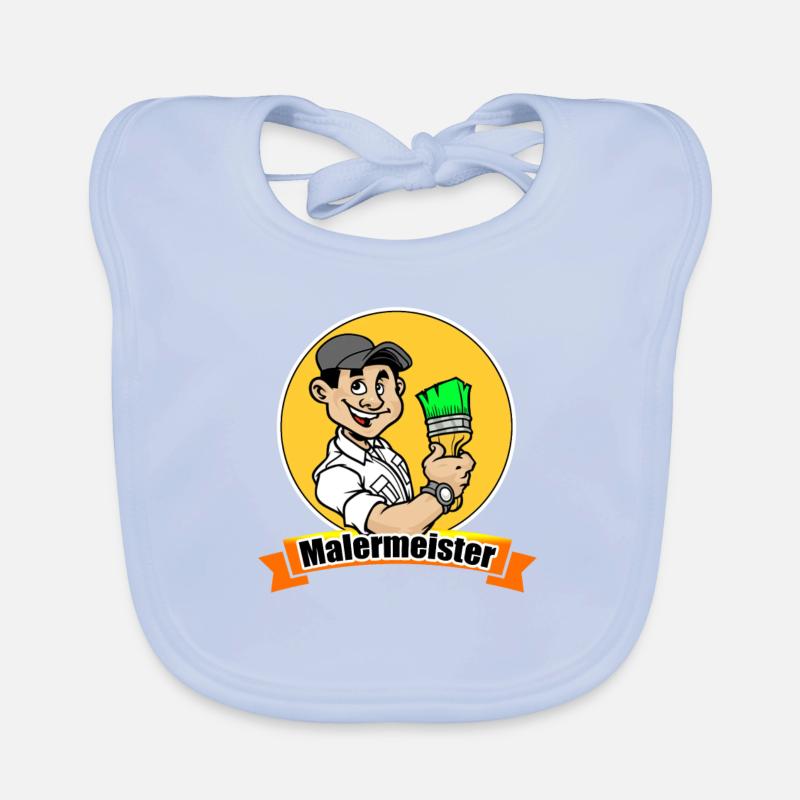 master painter Organic Baby Bibs
