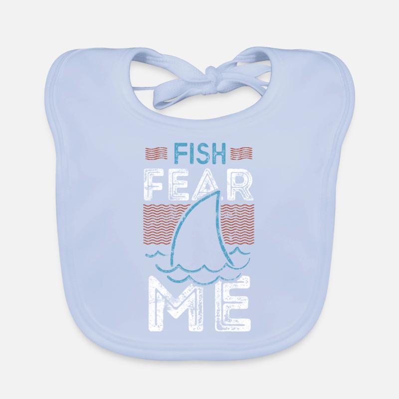 Fischen Angeln Baby Bio-Lätzchen