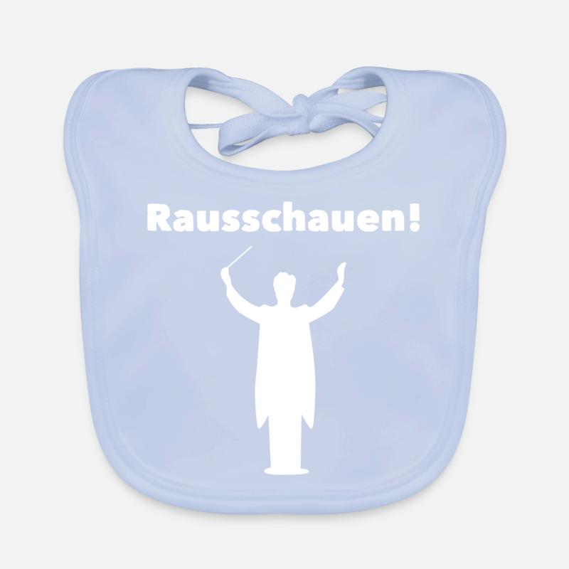 Rausschauen Dirigent Baby Bio-Lätzchen