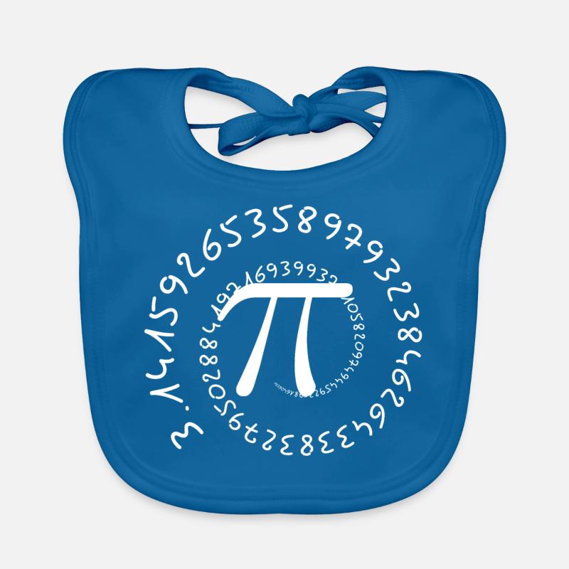 Pi - mathematics Organic Baby Bibs
