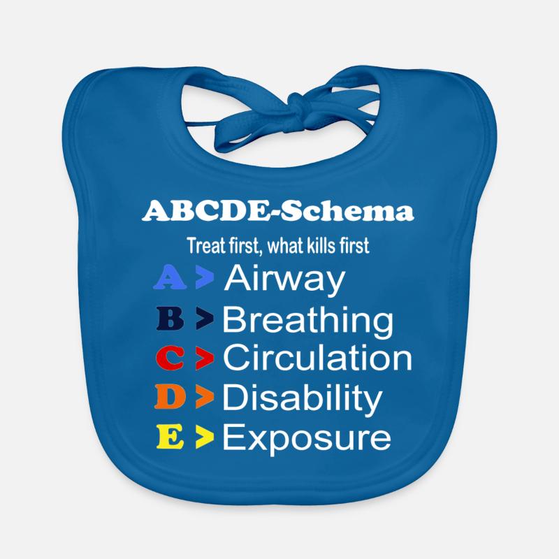 Rescue service - first aid Organic Baby Bibs