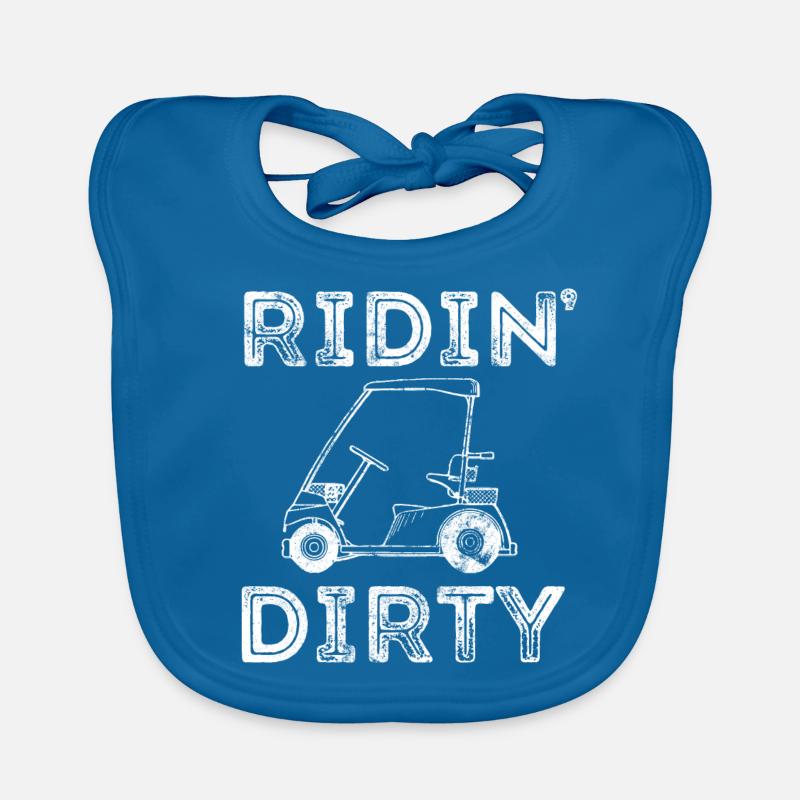 Golf caddy lustig Baby Bio-Lätzchen