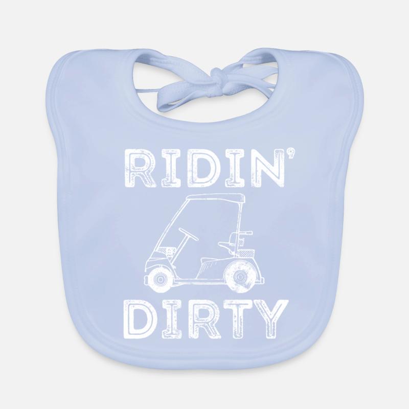 Golf caddy funny Organic Baby Bibs