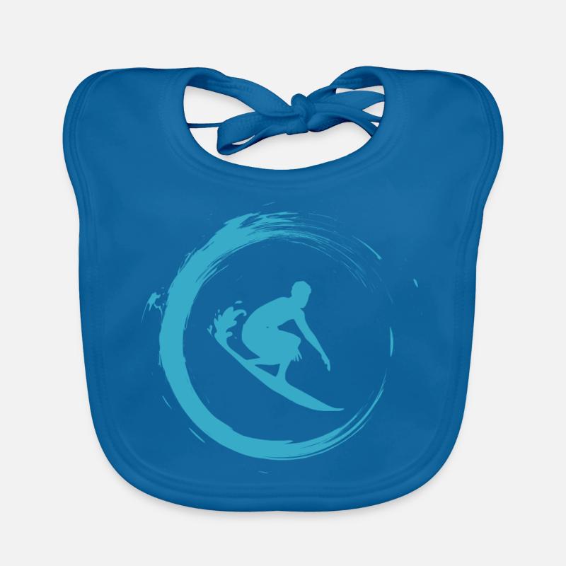 surfer Organic Baby Bibs