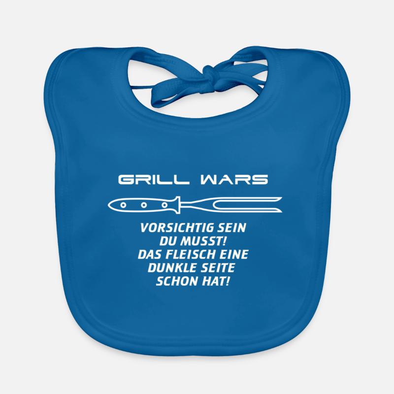Grill Wars BBQ Geschenkidee Yoda, Chewbacca, R2-D2 Baby Bio-Lätzchen