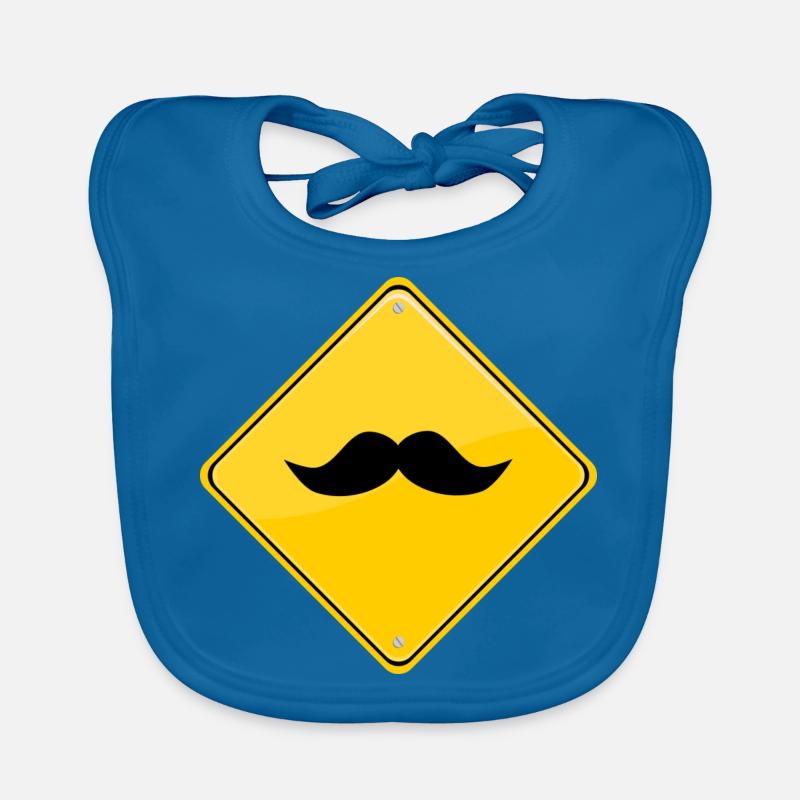 moustache Bavoir bio Bébé