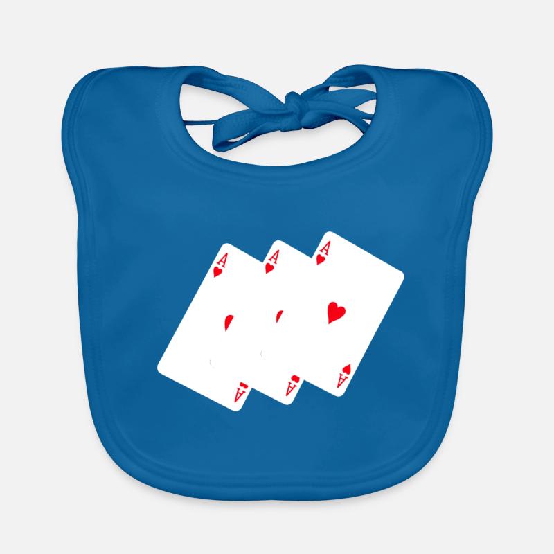 Playing Cards Ace Organic Baby Bibs