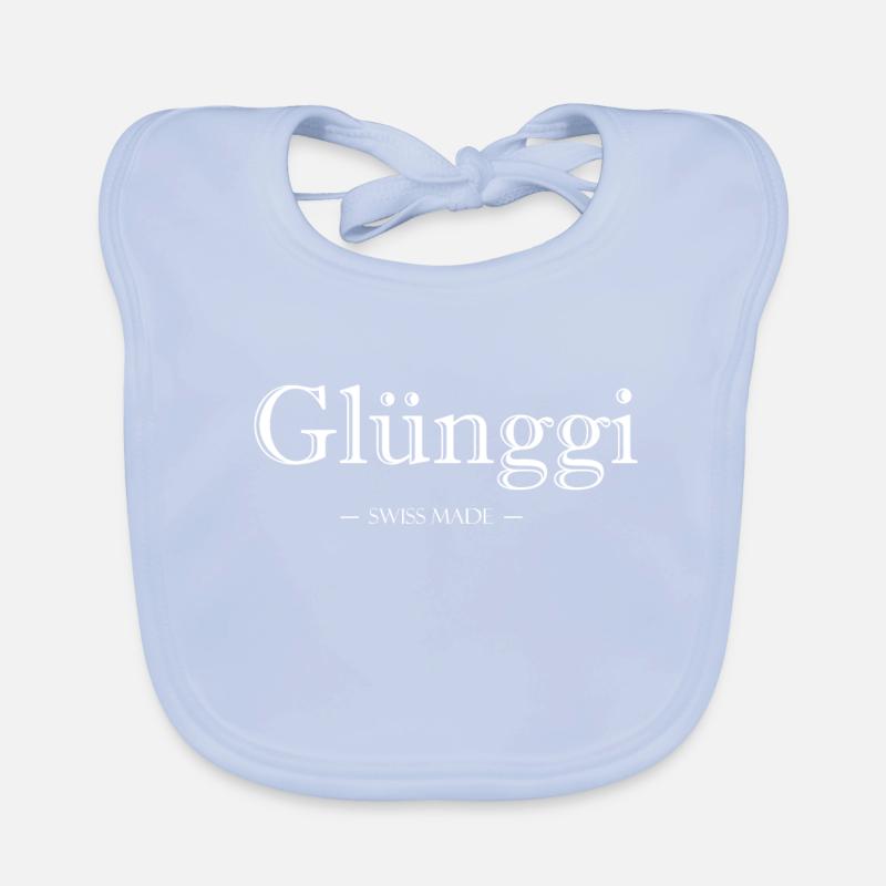 Glünggi - Bernese dialect Organic Baby Bibs