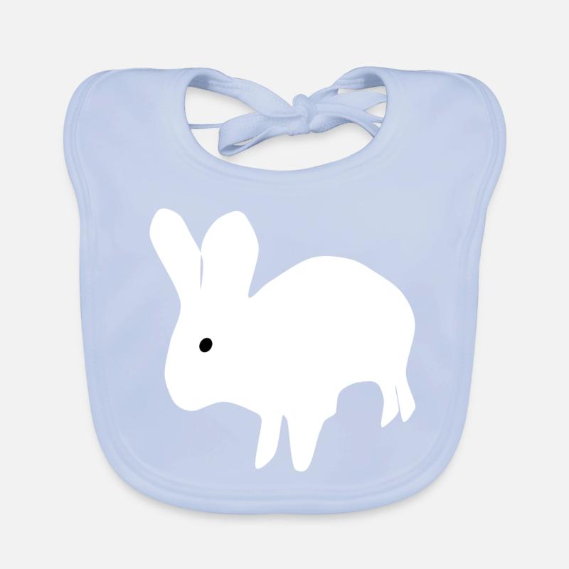 white rabbit Organic Baby Bibs
