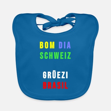 Brasil Schweiz Bom dia Flagge grüezi Geschenk' Baby Langarmshirt |  Spreadshirt