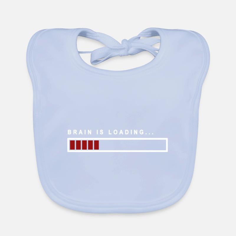 Brain is Loading... - Geschenkidee Baby Bio-Lätzchen