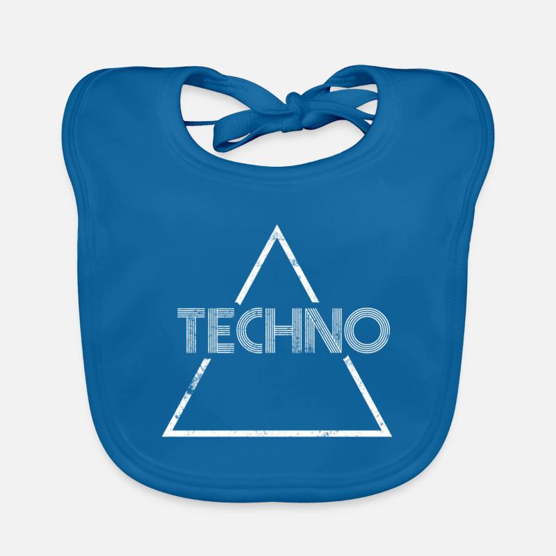 Musique techno Bavoir bio Bébé