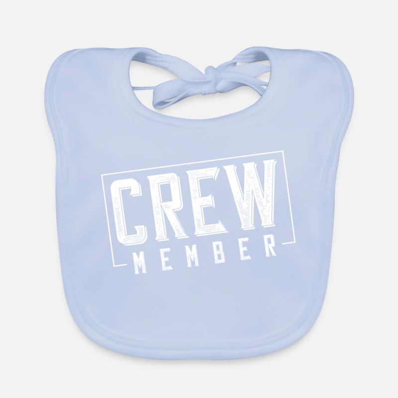 crew member Organic Baby Bibs