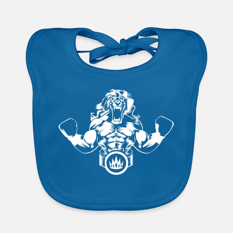 löwe boxer Baby Bio-Lätzchen