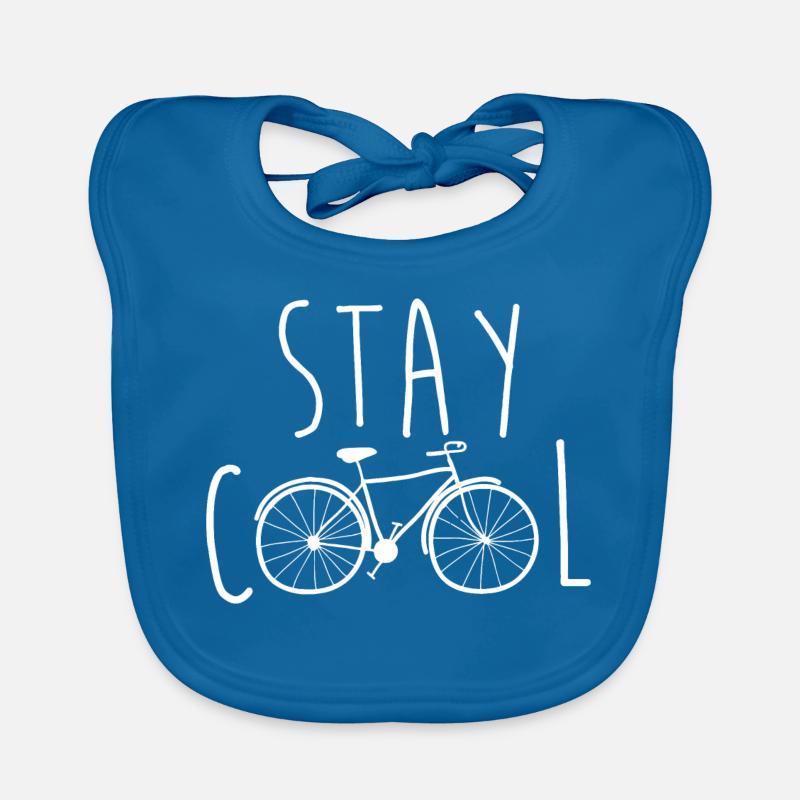 Fahrrad cool spruch Baby Bio-Lätzchen