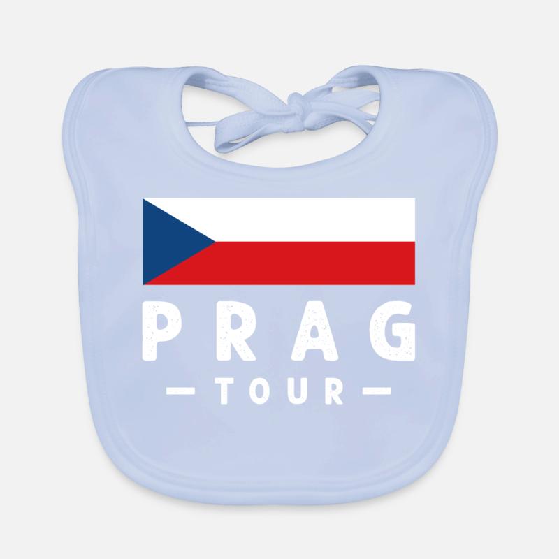 prague tour Organic Baby Bibs