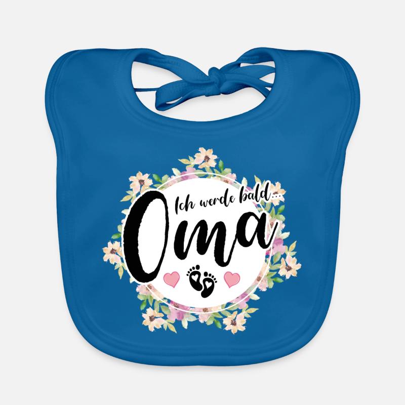Ich werde bald Oma Baby Bio-Lätzchen