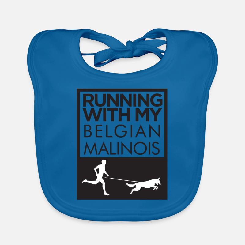 Maillot de course malinois Bavoir bio Bébé