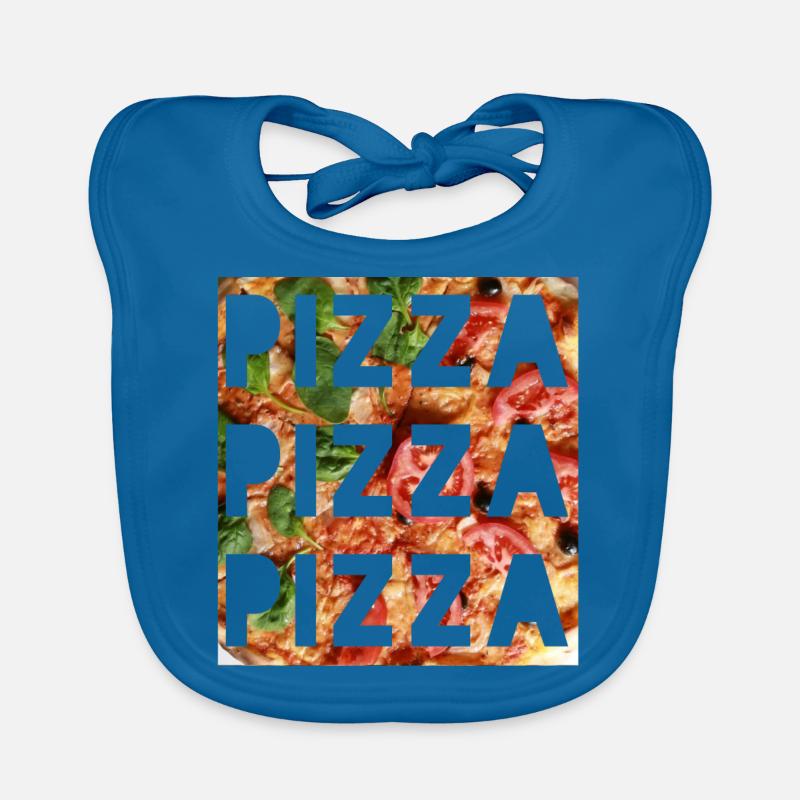 pizza pizza pizza Bavoir bio Bébé