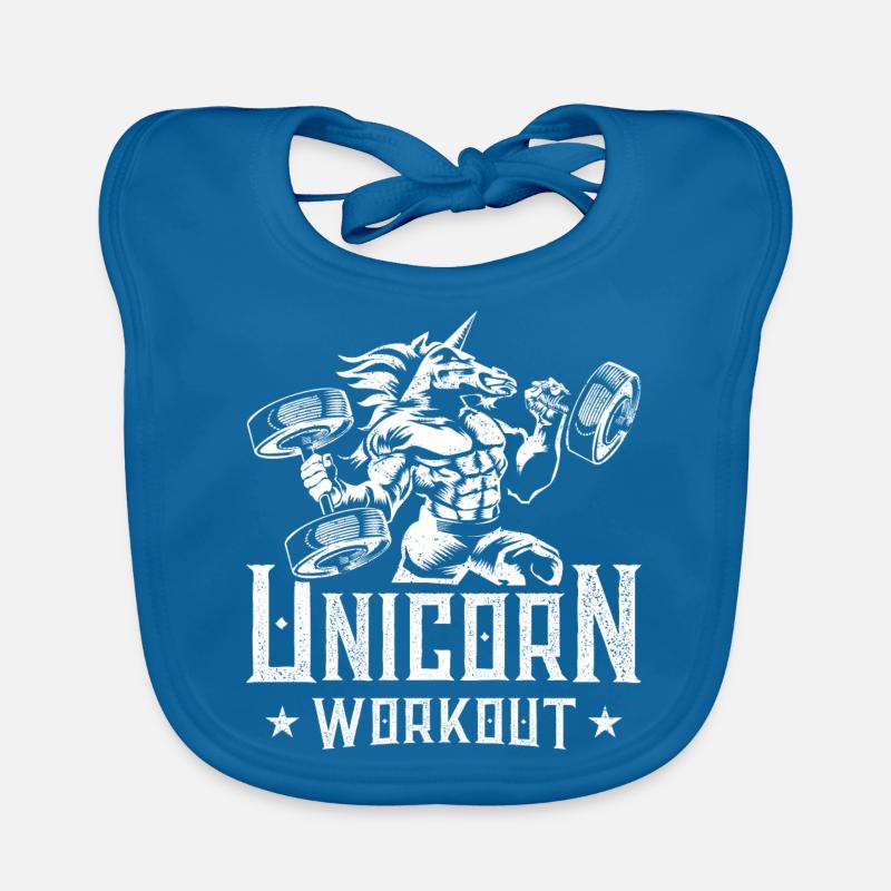 unicorn workout Baby Bio-Lätzchen