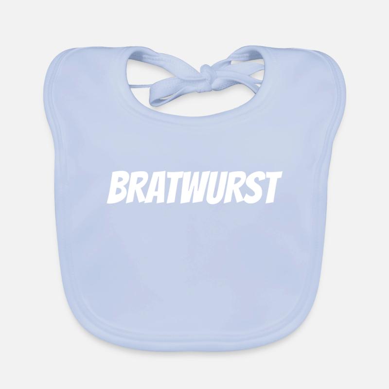 bratwurst Organic Baby Bibs