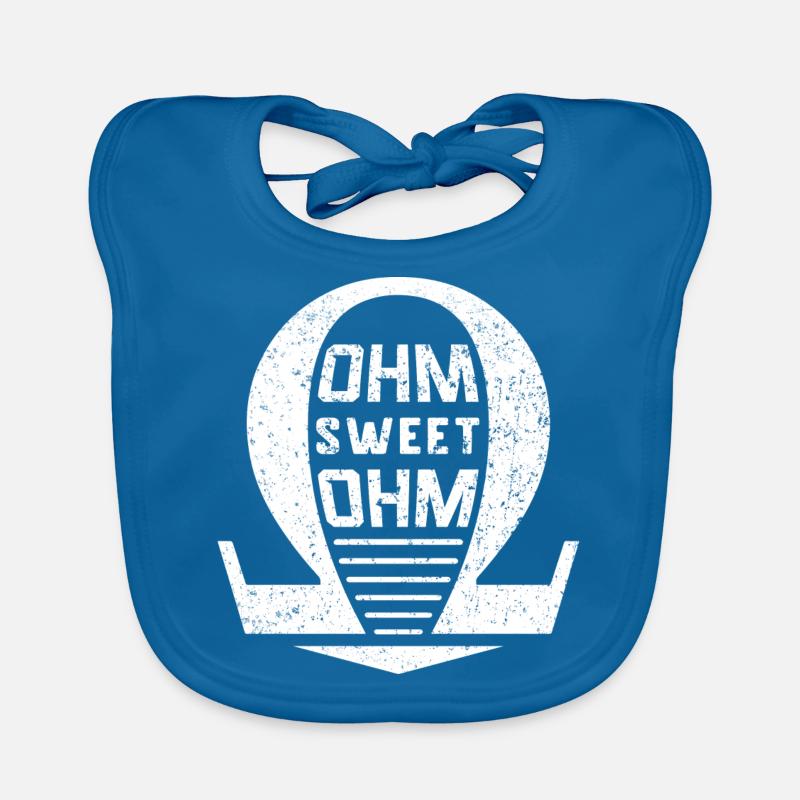 Electrician Electronics Technician Electronics · Ohm Sweet Ohm Organic Baby Bibs