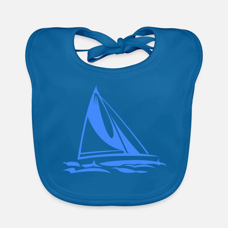 Segelboot Baby Bio-Lätzchen