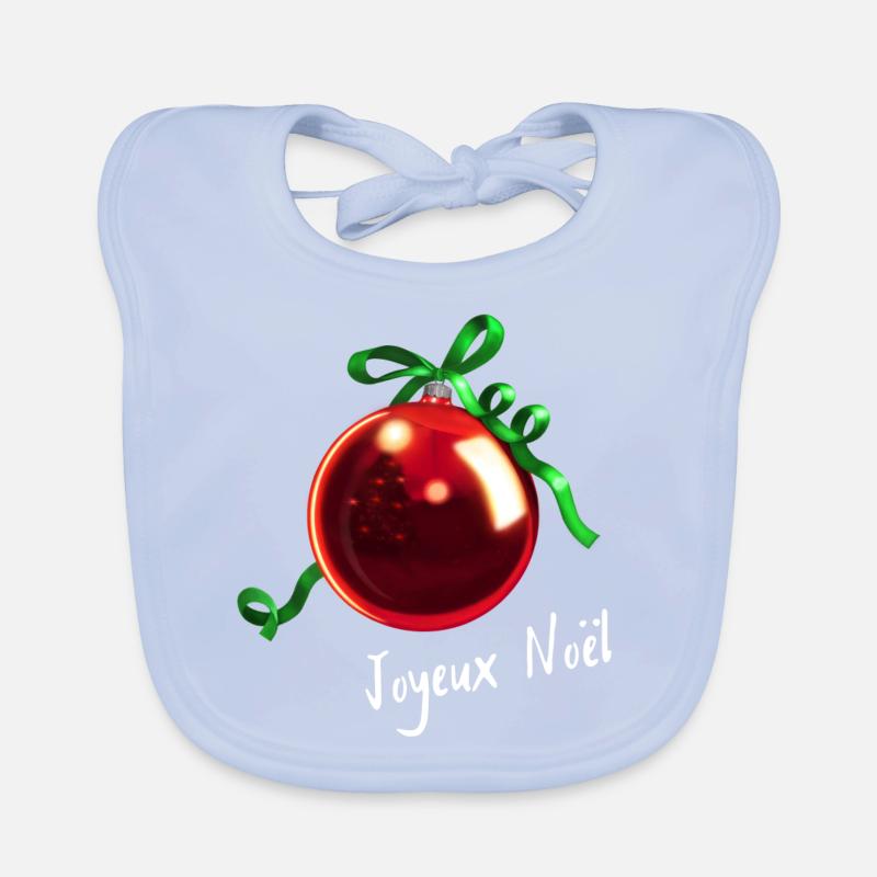 Christmas tree Joyeux Noël Organic Baby Bibs
